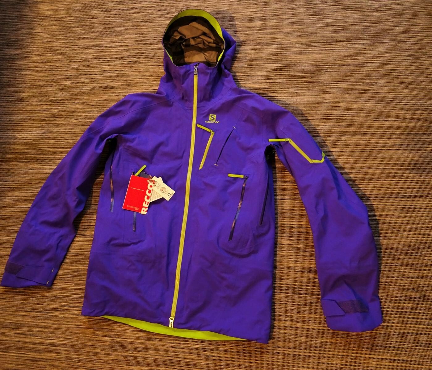 Salomon Skijacke Snowboardjacke Quest Motion Fit Größe S Spectrum Blue