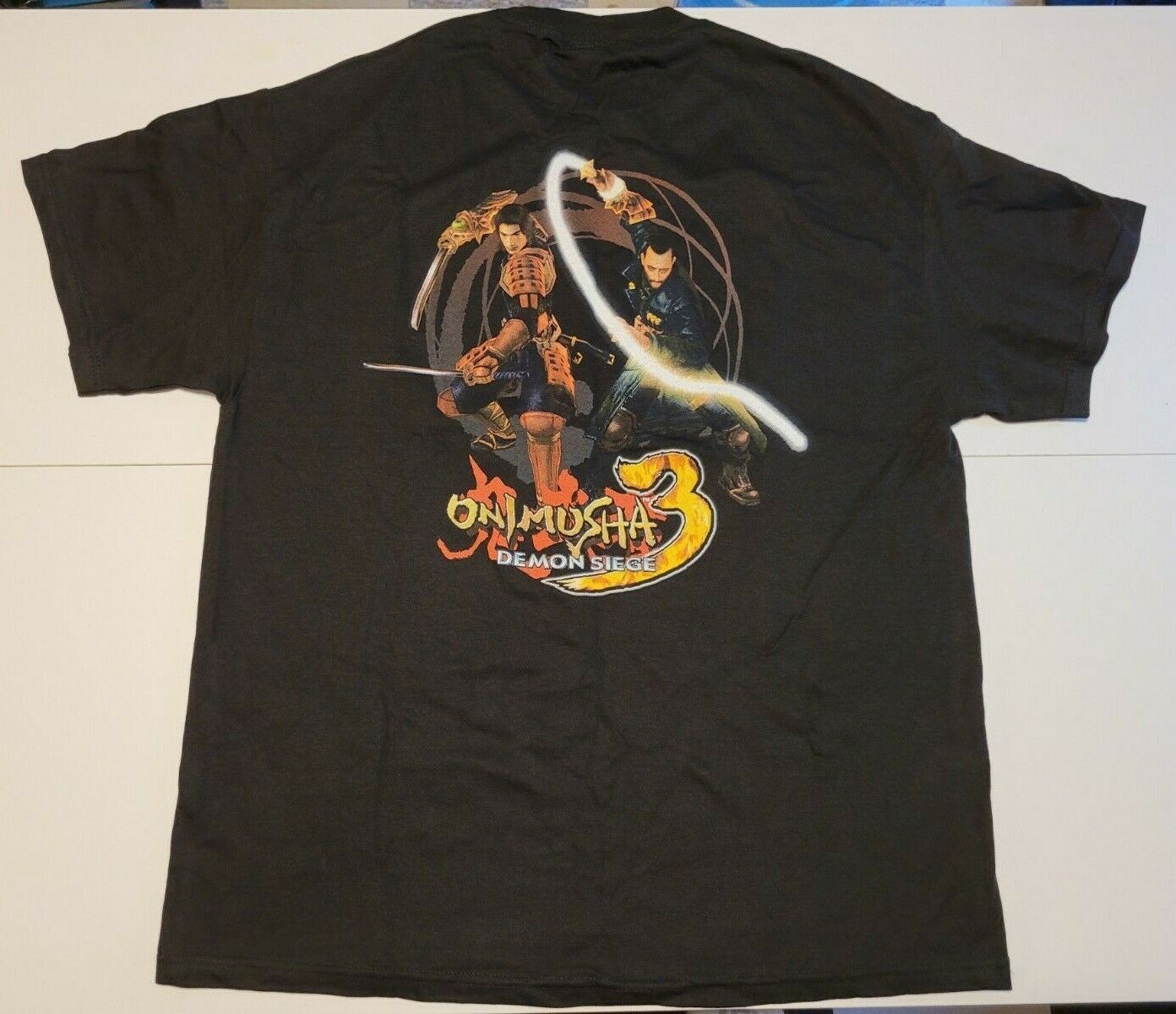 Vintage ONIMUSHA 3 Demon Siege - Capcom T-Shirt - VTG Y2K Vintage ONIMUSHA 3 Demon Siege - Capcom T-Shirt - VTG Y2K