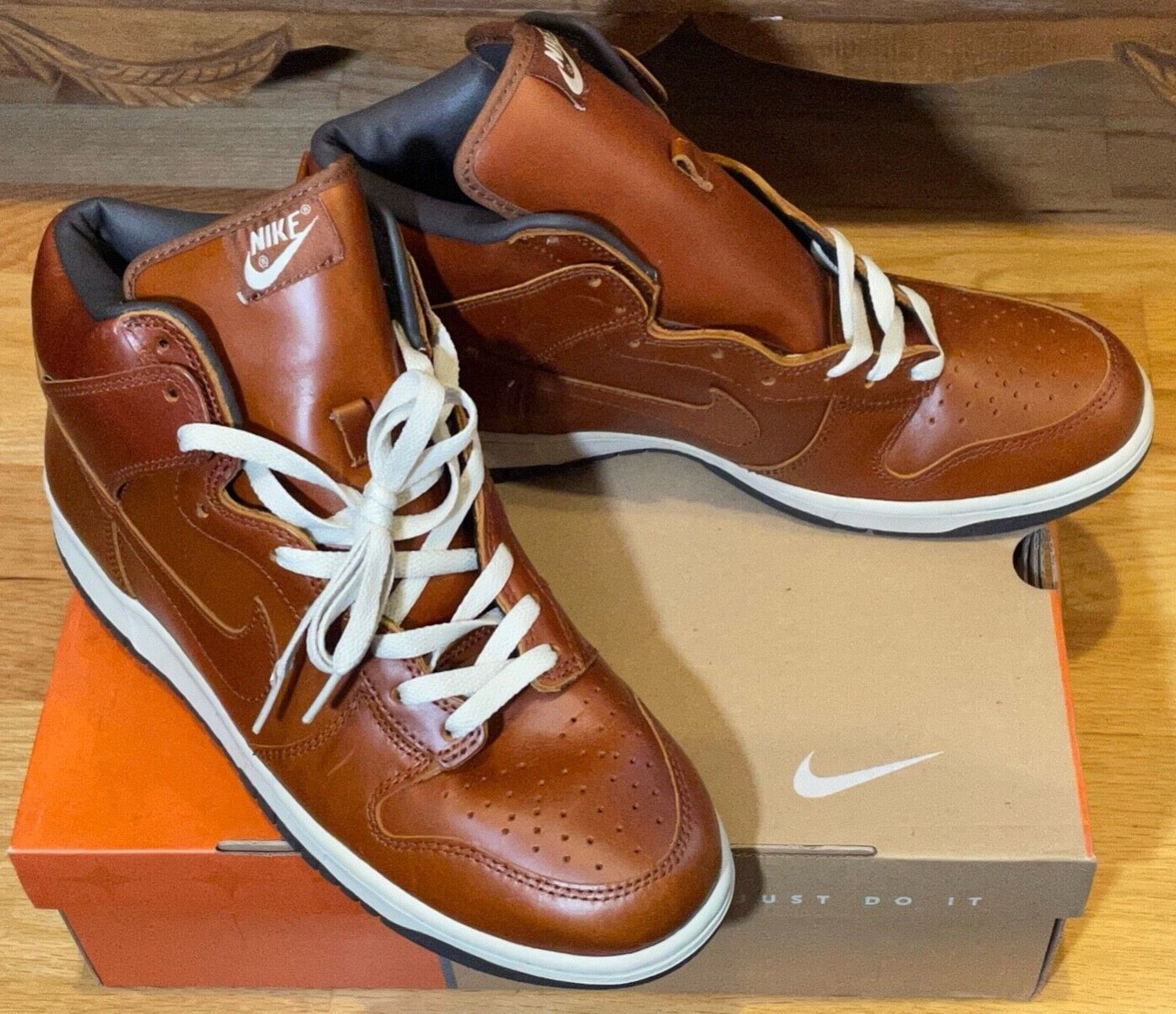 2003 Nike Dunk Hi Premium 'Curry' 305808771 Rare VTG SB DS 2003 Nike Dunk Hi Premium 'Curry' 305808771 Rare VTG SB DS