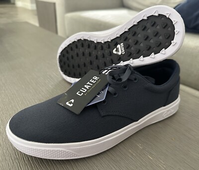 Cuater Travis Mathew The Wildcard Spikeless Golf Shoes Sz 9.5 Navy Blue NEW!