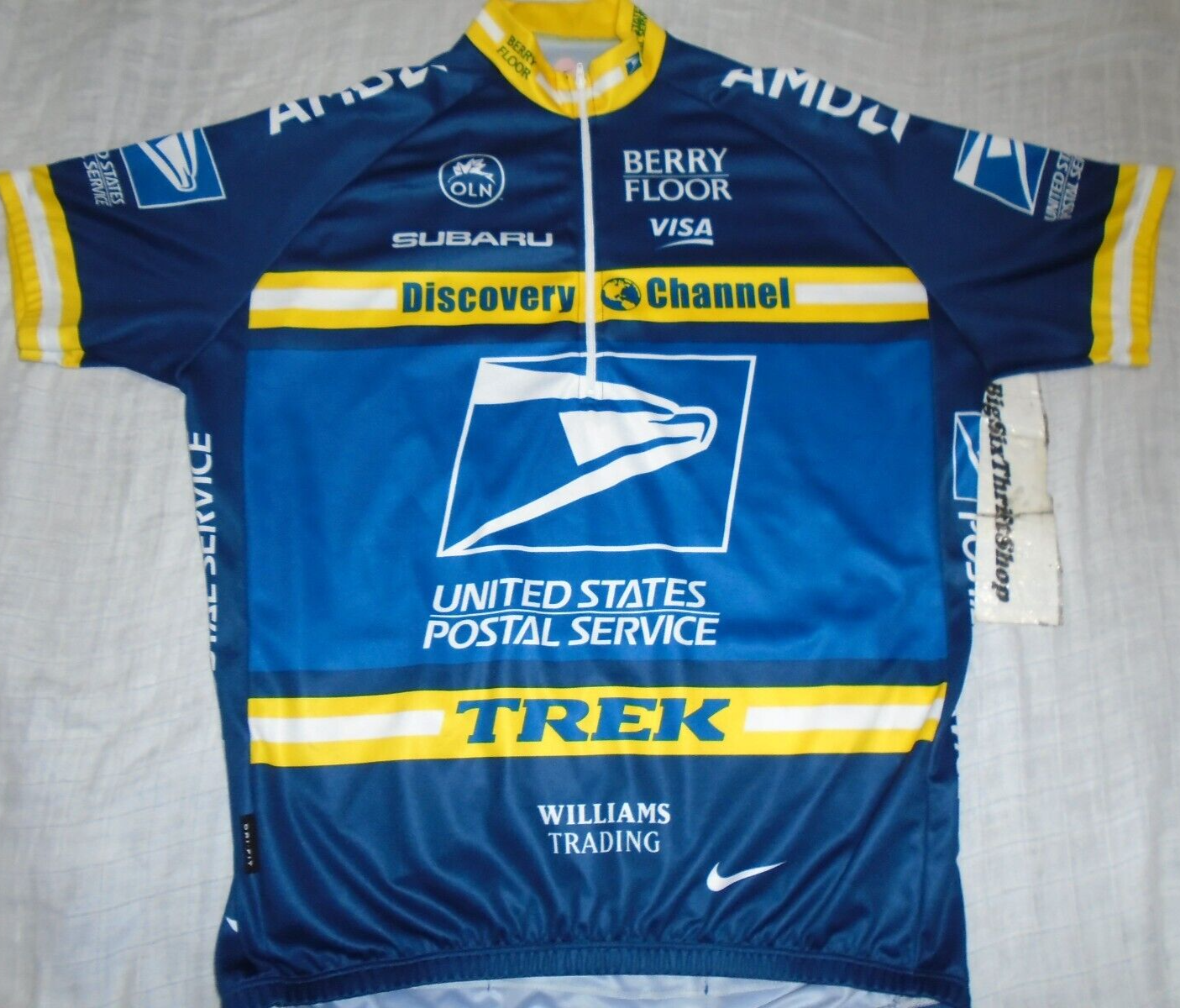 NIKE USPS TREK ジャケット+ パンツ + キャップ セット レア！Nike TREK USPS UNITED STATES POSTAL SERVICE サイクル