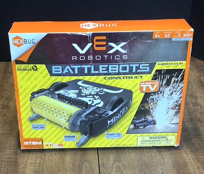Hexbug Vex Robotics Battlebots Construct MINOTAUR New Open Box Complete