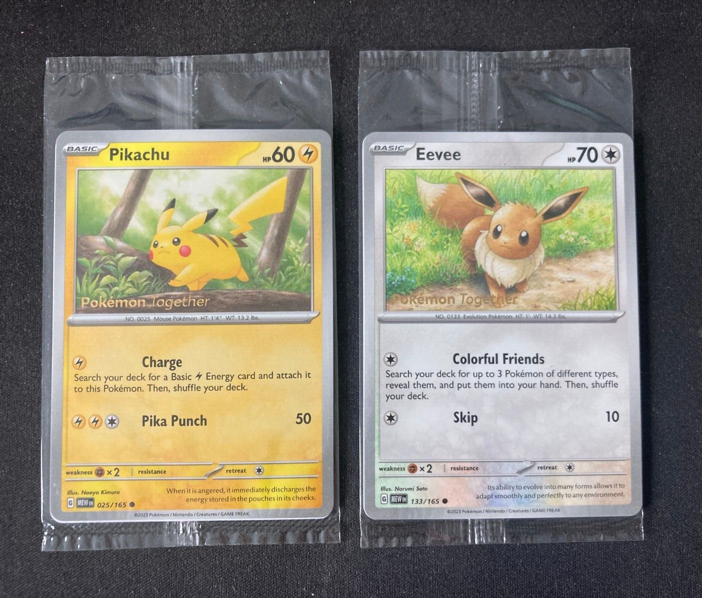Pikachu V 377/S-P & Eevee V 378/S-P Festival Jakarta Promo