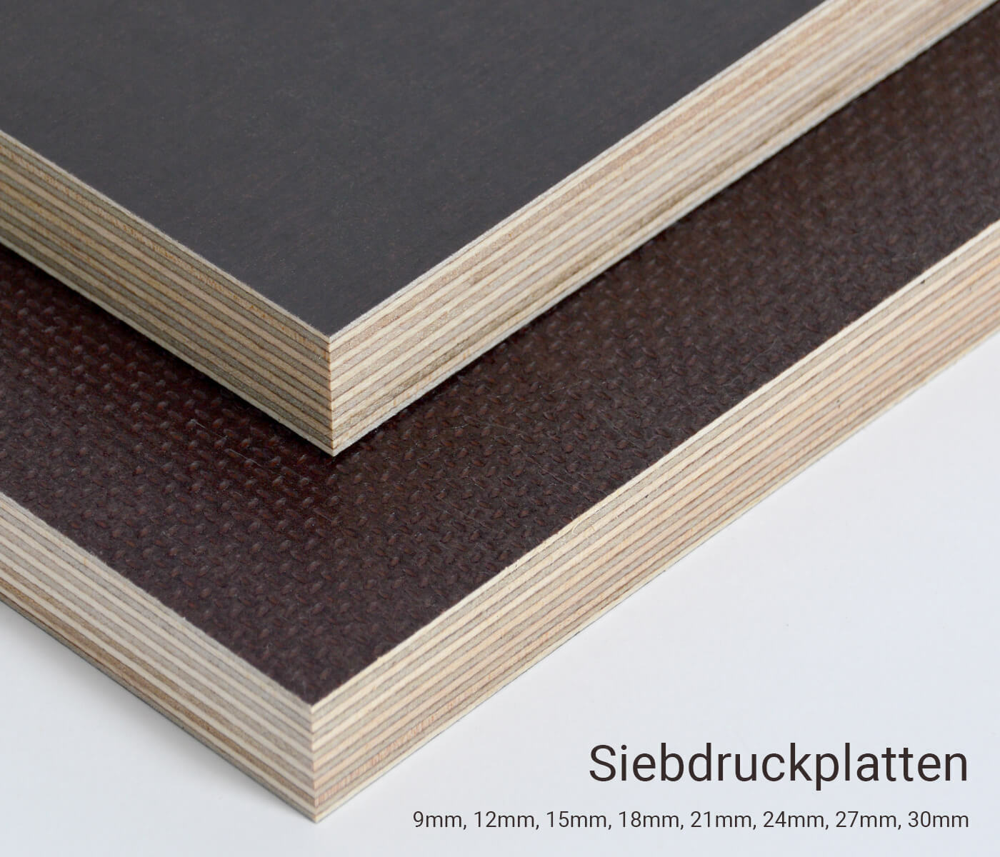 Siebdruckplatte 18mm Zuschnitt Multiplex Birke Holz Bodenplatte 90x130 cm