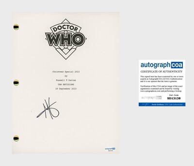 Millie Gibson  Doctor Who  Signed Full Script  Ruby Sunday  Dr. ACOA