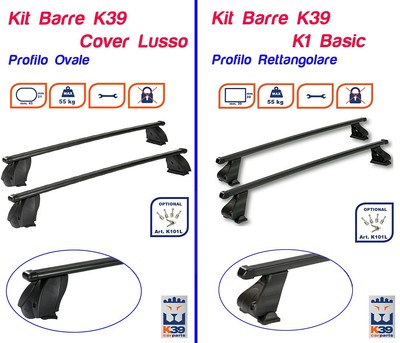 Portapacchi Doblo 2008 Portapacchi 3 Barre Per Fiat Doblo (2000-2009) - Professionale, Nero, GEV 9400 Portabagagli Doblo 2000-2009 - Foto 5