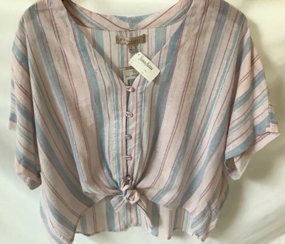 Women's Philosophy Vneck Button up Dolman - US size M - New