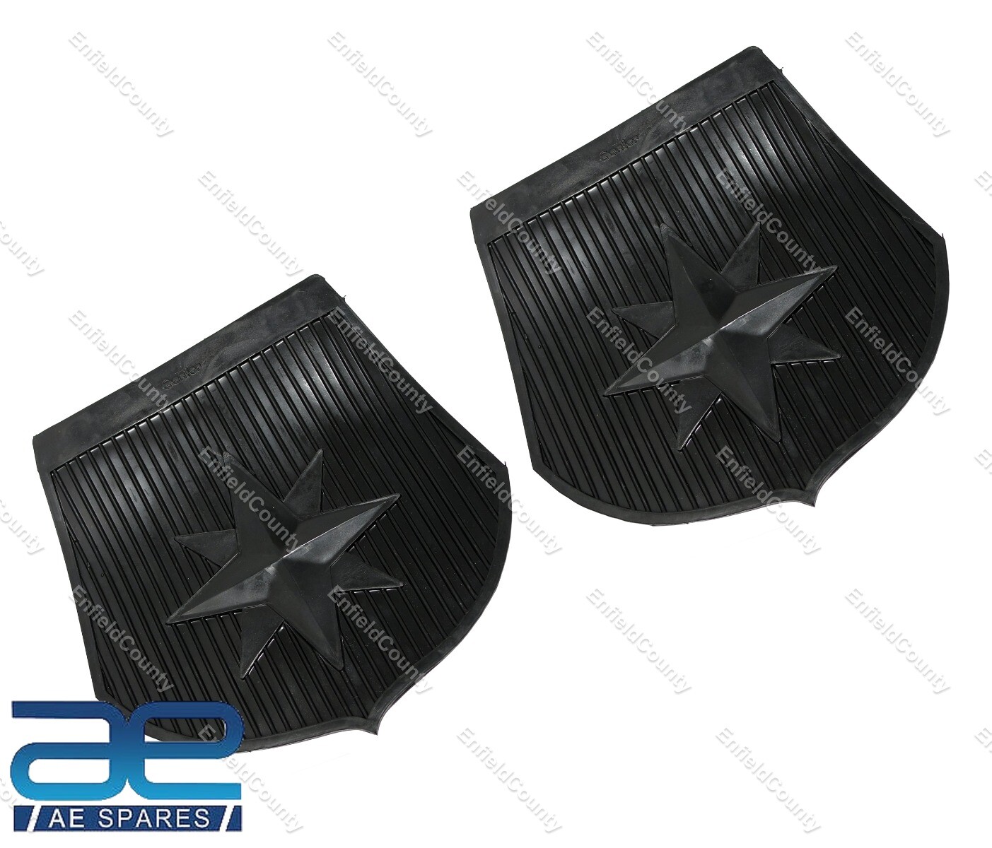 Front And Rear Mudguard Mud Flap Set For Vespa LML PX Scooters 