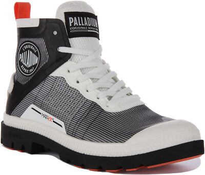 Pre-owned Palladium Pampa Lite Matryx Revolution Offroad Sport Boot White Black Us 4 - 13