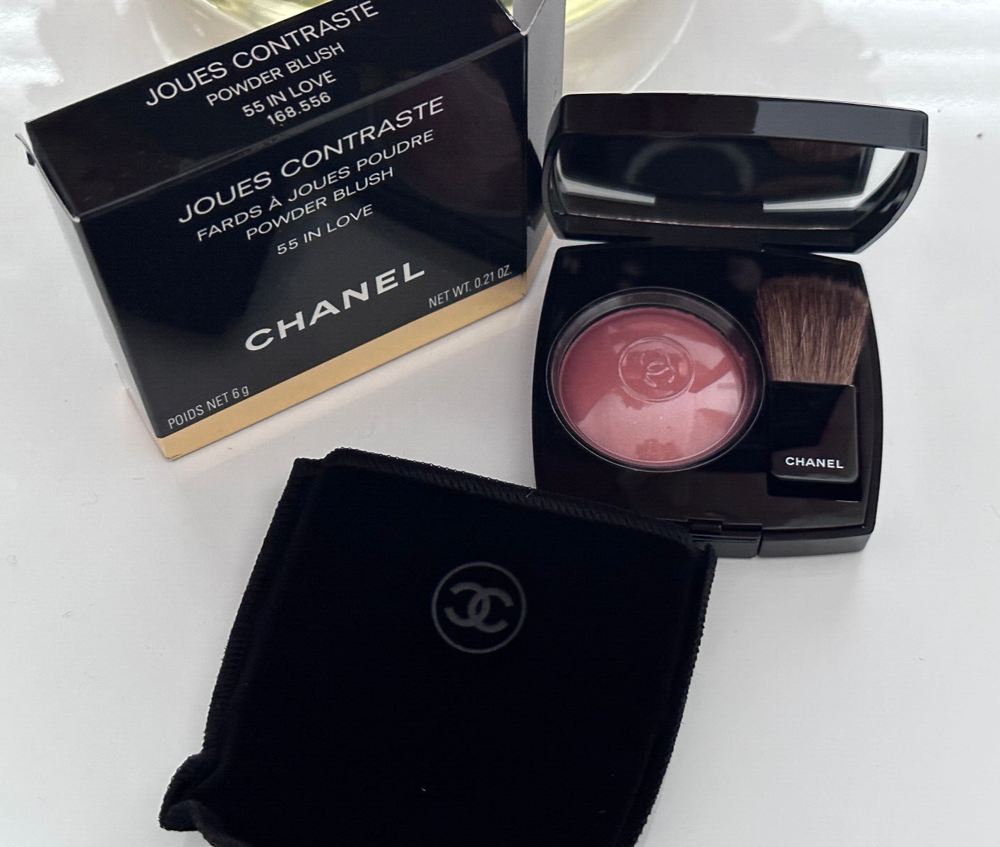 チーク CHANEL JOUES CONTRASTE 55 IN LOVE Chanel Joues Contraste Powder Blush 55 IN LOVE | eBay