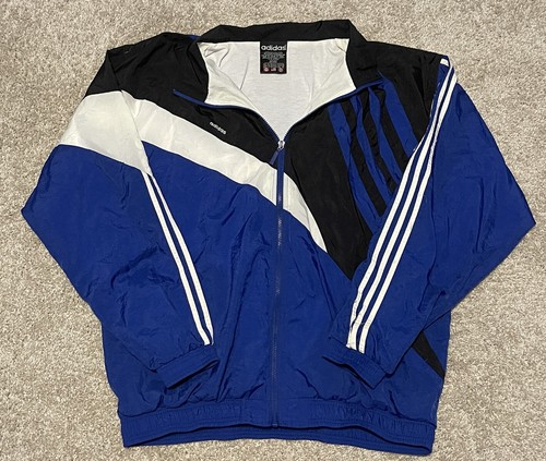 ジャケット・アウター 00s adidas nylon track jacket navy XO adidas originals Varsity Jacket Track Jacket S Navy