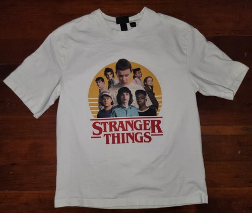 Stranger Things T Shirt Mens S H&M Netflix TV Show Series A