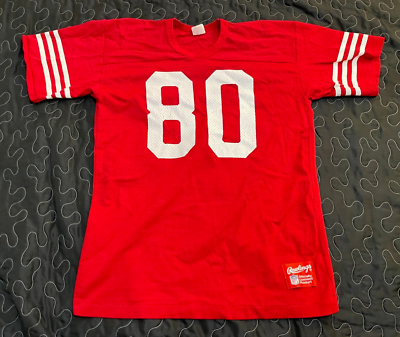 Rare Vtg 80s RAWLINGS JERRY RICE 80 49ers Jersey Mens XL More