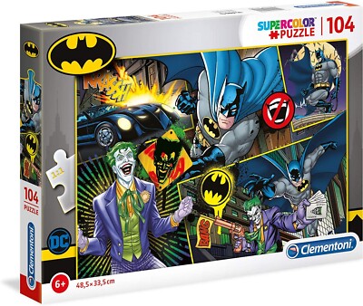 CLEMENTONI - Puzzle Dc Comics Batman  - 104 Pièces -  - CLE25708
