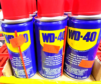 WD 40 Lubricant Spray 2 Pack lot Multi-Use Product, Multi- Handy Eight 8