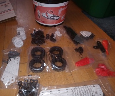 Meccano Junior Maker System 150 Parts Ages  Multiple Models missing instructions