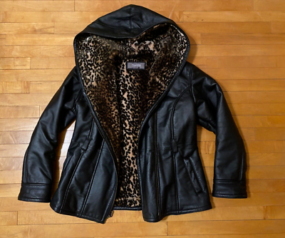 Wilson leather cheap hooded jacket