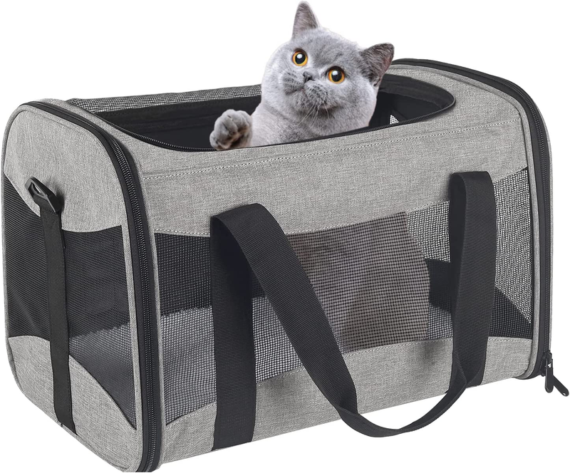 Cat Carrying Case - Pet Carrier Airline Approved, Protable a