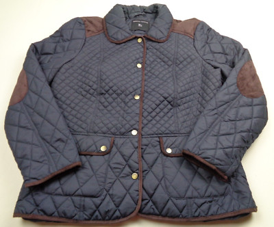 Dorothy Perkins Ladies Black Quilted Padded Puffer Jacket Coat Size 18 UK