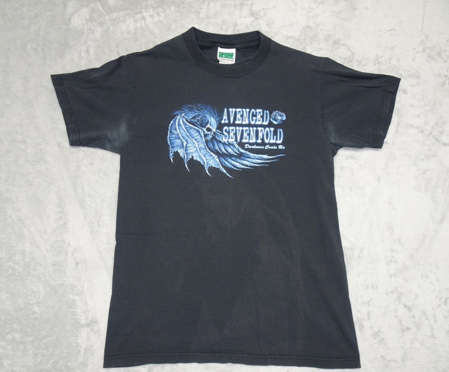 Vtg Avenged Sevenfold A7X Darkness Coats Us Cinder Block T