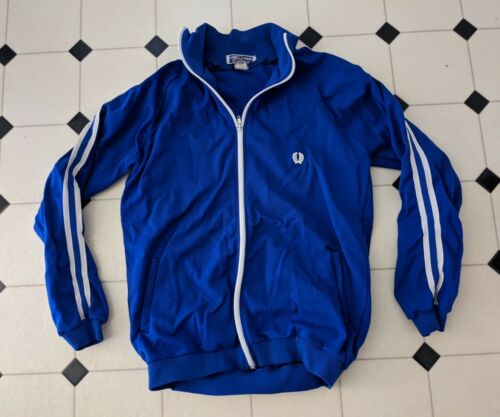 RARE VINTAGE FRED PERRY ENGLAND MADE TENNIS JACKET S BLUE RARE VINTAGE FRED PERRY ENGLAND MADE TENNIS JACKET S BLUE