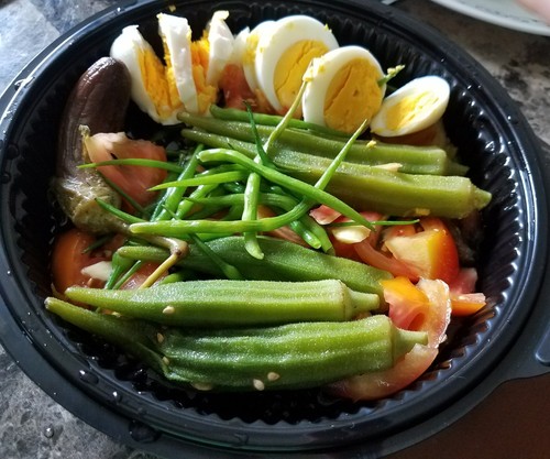 Homegrown Okra vegetable seed, Fast grow, Non-GMO, 75 pcs