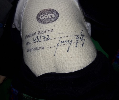 GOTZ DOLL 18” NICHOLAS LIMITED EDITION SIGNED NUMBERED KANEKALON WIG TAG COA BOX