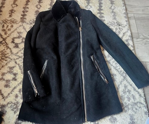 ZARA Trafaluc outerwear 羊革リアルレザージャケットXS Zara