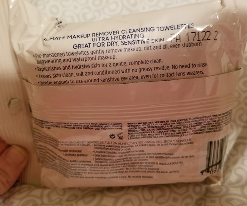 Almay makeup remover cleansing towelettes ultra hydrating rice milk