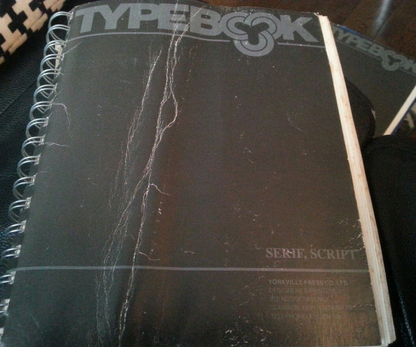 Typebook Serif Script Typesetting Spiral Yorkville Press Book