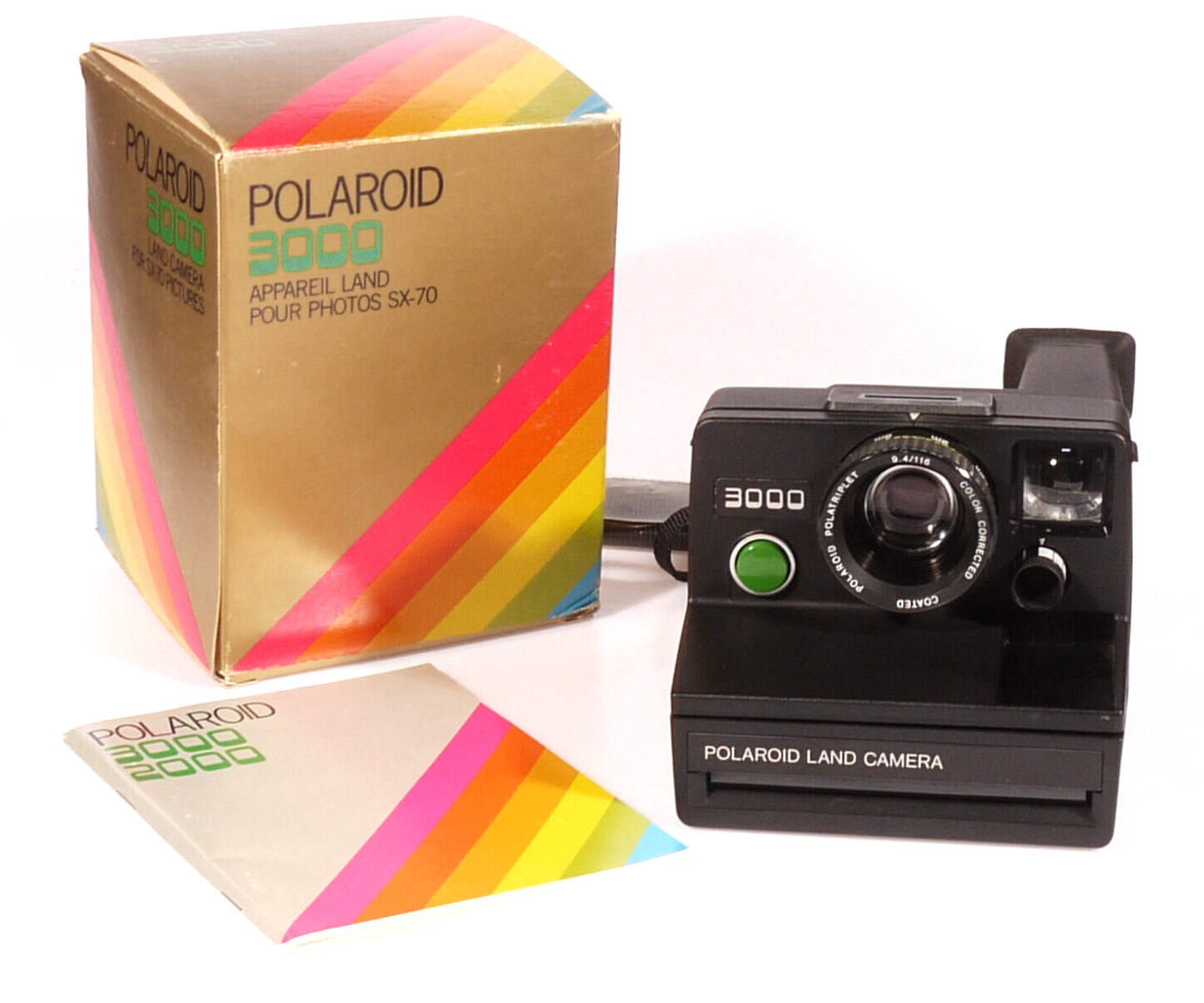 希少！ストロボ連動 POLAROID LAND CAMERA 3000 Polaroid Land Camera 3000 - Camera-wiki.org - The free