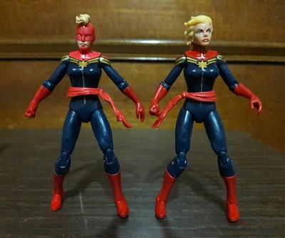 Marvel Legends series 375quot Captain Marvel Carol Danvers 2 pack Series lot of 2