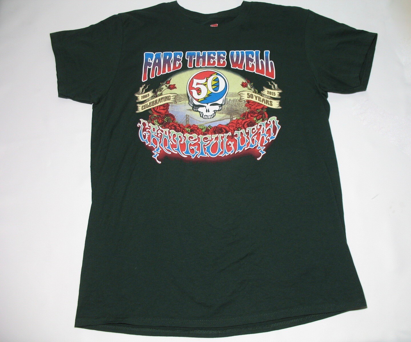 Grateful Dead 50th Anniversary T-Shirt Men's Large 1965-2015