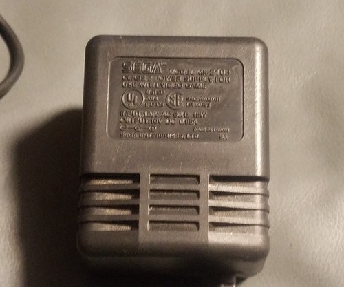 Official OEM Sega Genesis Model 2 MK-2103 Power Supply AC Adapter Nomad Gamegear