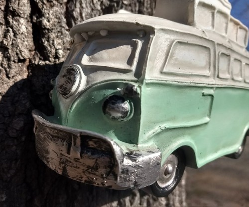 New retro old hippy Volkswagen van ceramic birdhouse & paddle board Fast Shippin