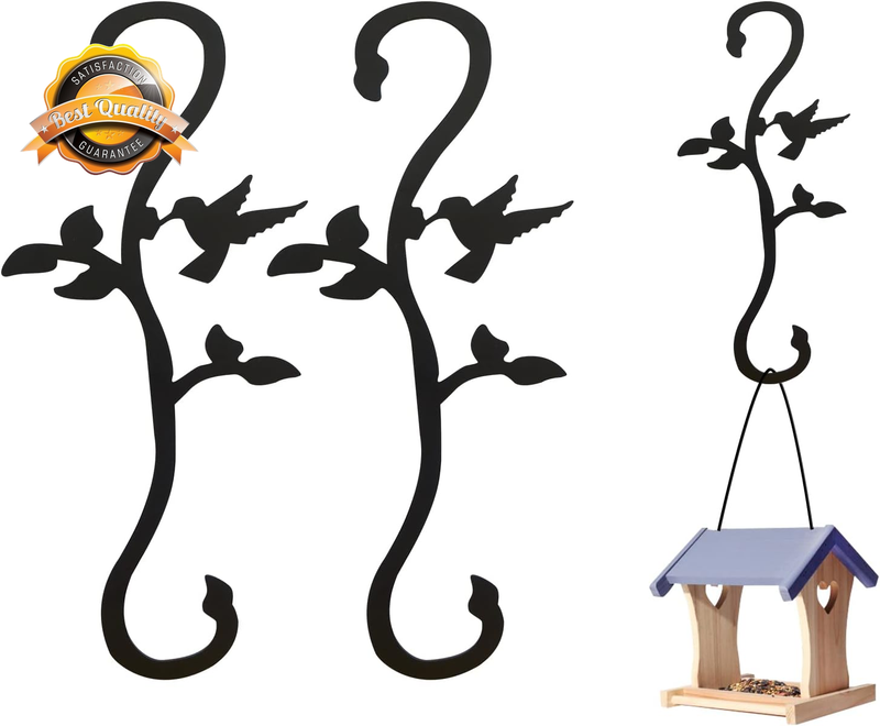 Hummingbird Bird Feeder Hanger Hooks for Outdoors Hanging, Shepherds Hanging Pla