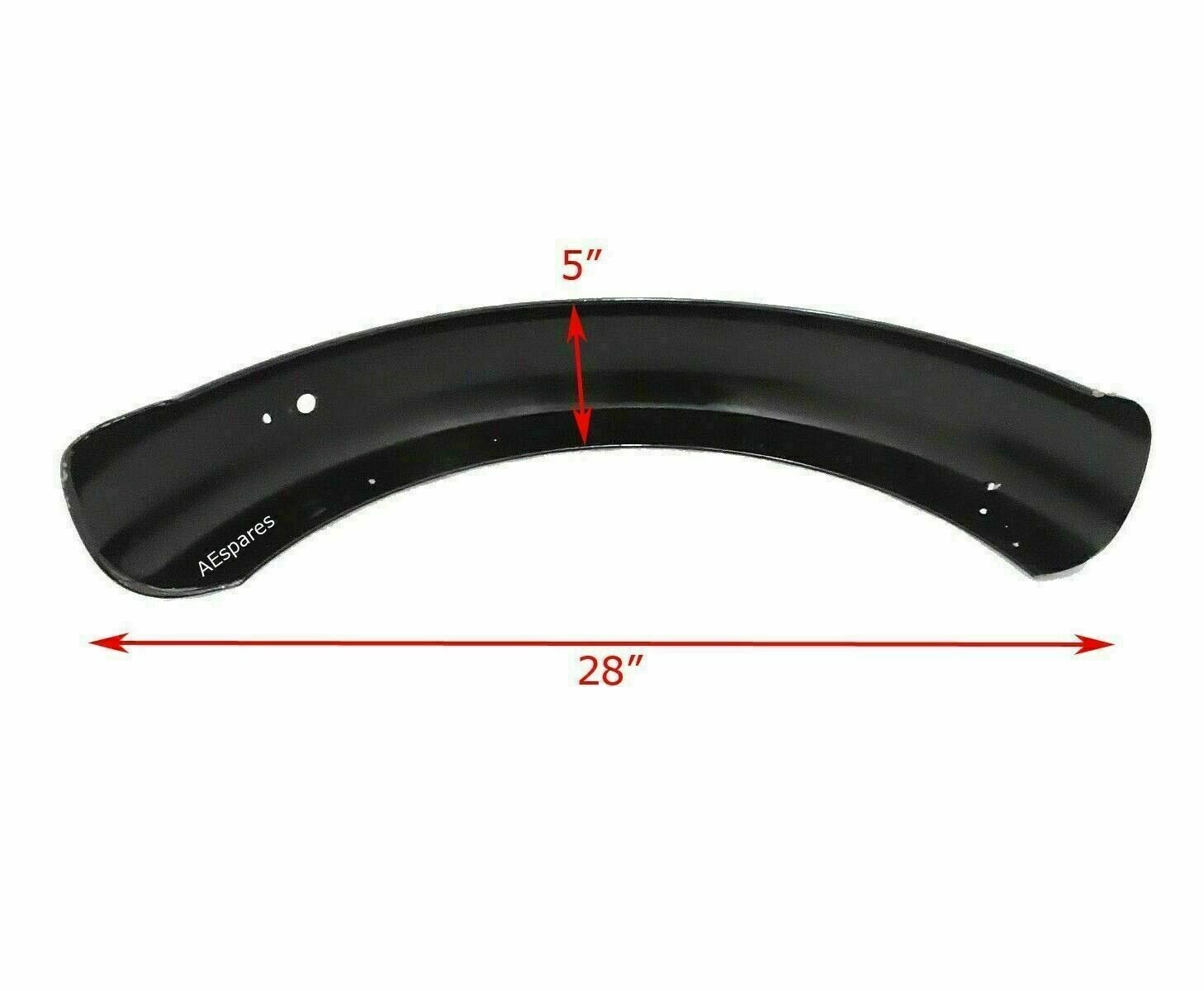 Mudguard Fender Set Front Rear Black For Royal Enfield C5 Classic 500cc EFI 