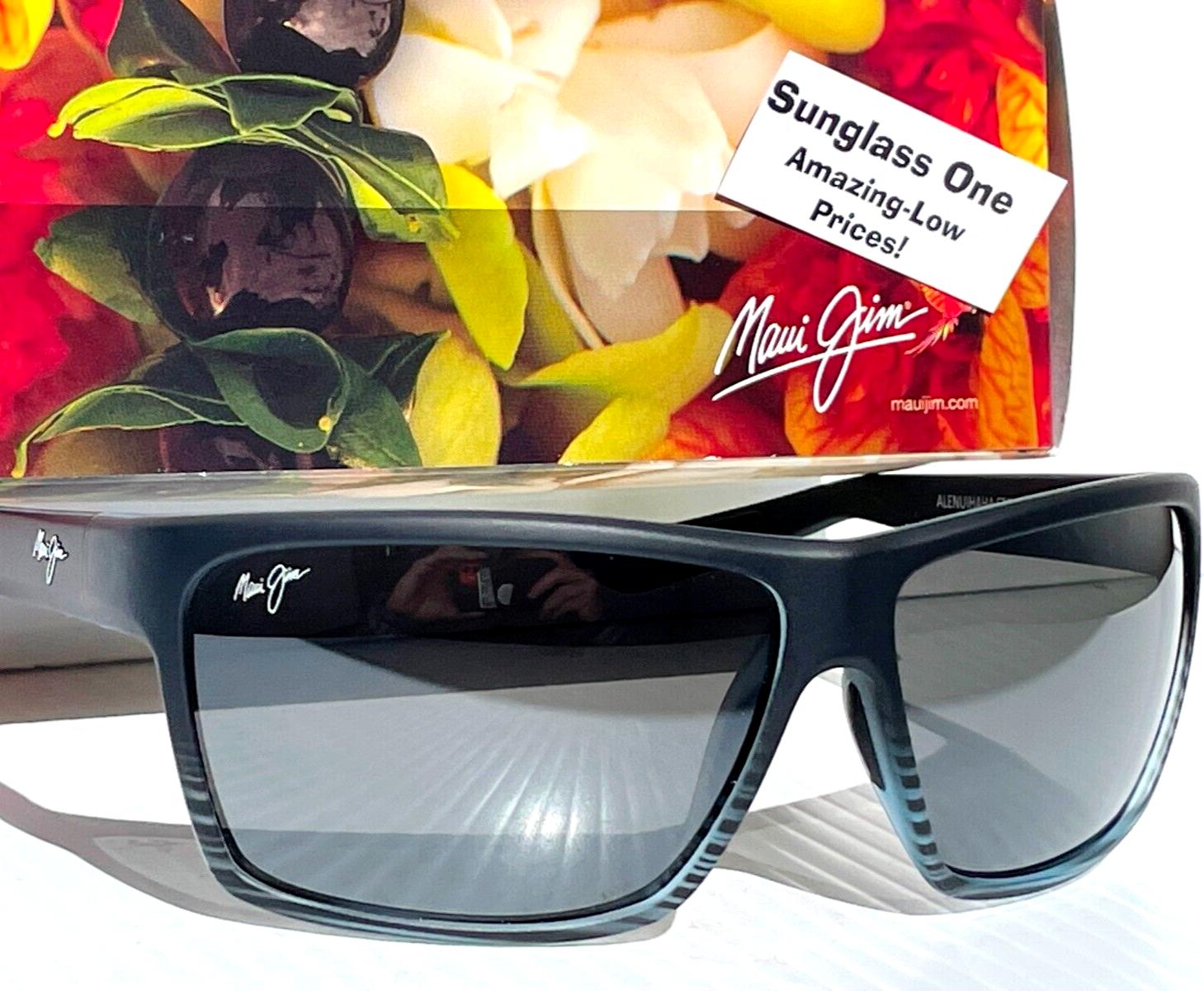 Maui Jim ALENUIHAHA Grey Black Stripes POLARIZED Grey GLASS Sunglass 839-11D | eBay Maui Jim ALENUIHAHA Grey Black Stripes POLARIZED Grey GLASS Sunglass 839-11D | eBay
