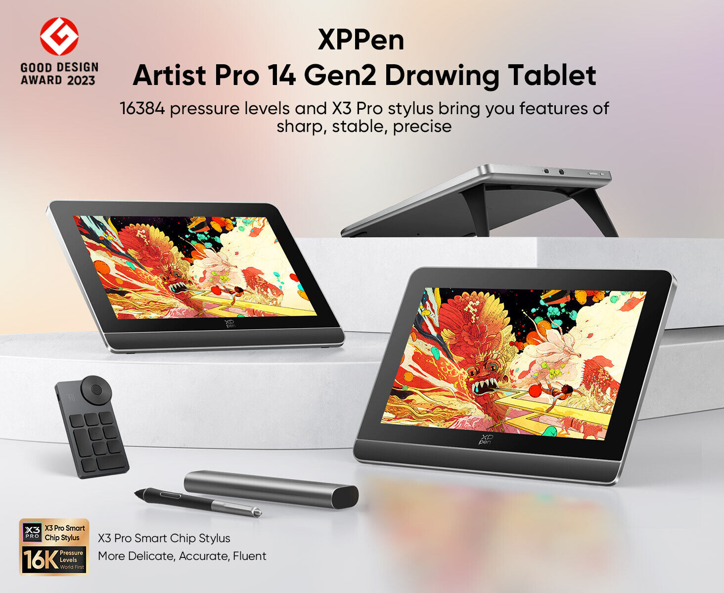 XP-Pen Artist Pro 14 (Gen 2) Graphics Drawing Tablet 16384 XP-Pen Artist Pro 14 (Gen 2) Graphics Drawing Tablet 16384