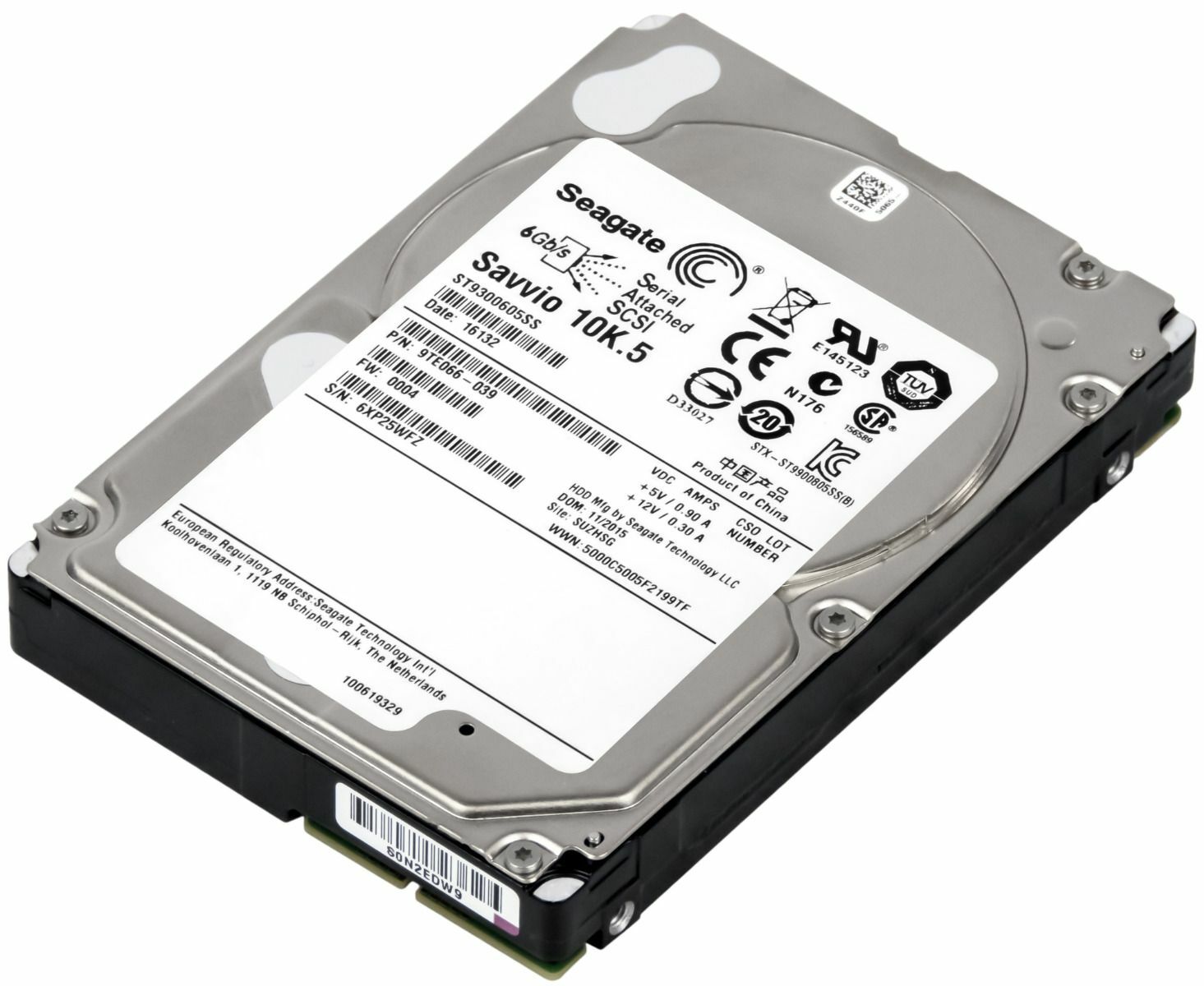 (未使用･未開封品)　Seagate ST9300605SS Savvio Disque dur interne 25&quot; SAS 6Gb/s 10 000 tours/min 300 Go 7z28pnb Seagate ST9300605SS Savvio Disque dur interne 2,5