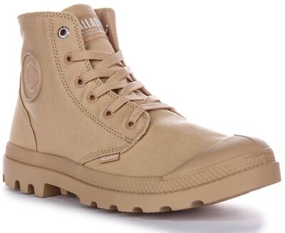 Palladium Mono Chrome Trim Down Vegan Eva Comfort Mens Boot Beige Tan US 7 - 13