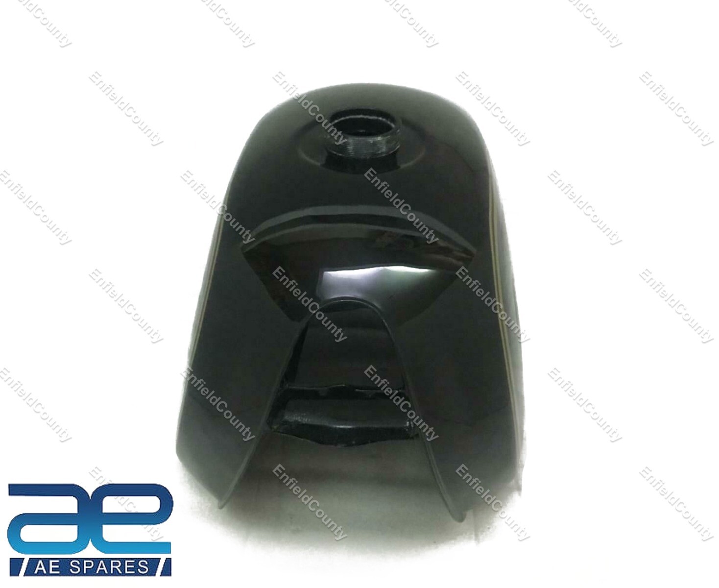 For BMW R100 RT RS R90 R80 R75 Black Golden Pin Line Painted Steel Fuel Tank 