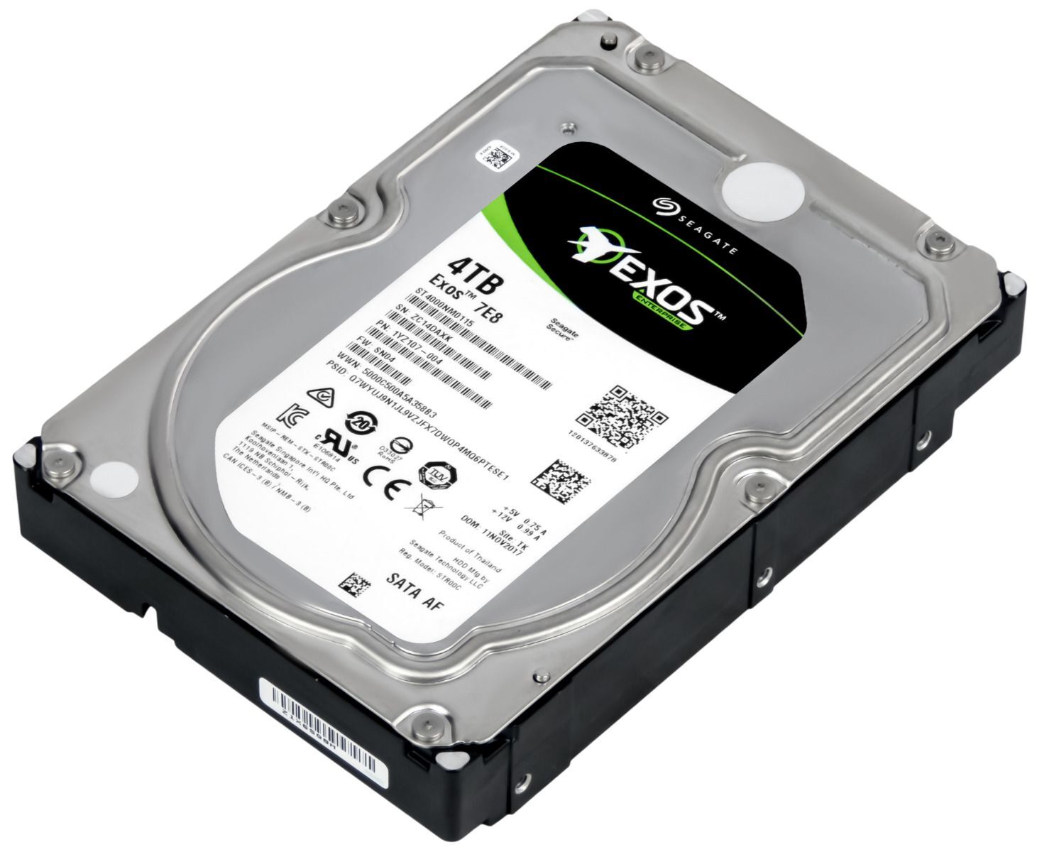 Hard Drive Seagate Exos 7E8 ST4000NM0115 4TB 7200 RPM 128MB
