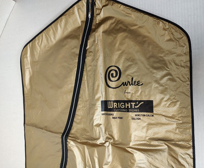Vtg Wrights Clothing Stores Plastic Bag North Carolina NC Advertising High Point