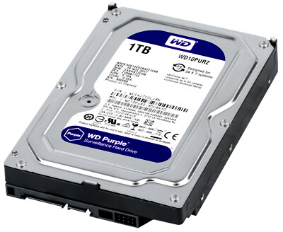 Hard Drive WD Purple WD40PURX 4TB 5.4K 64MB SATA III 3.5