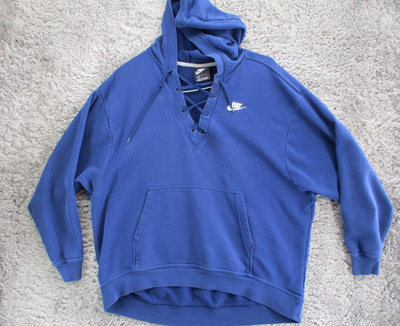 Nike plus size lace up best sale hoodie