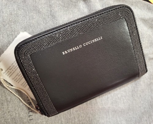 【関税＆送料込み】Brunello Cucinelli Leather Wallet Brunello Cucinelli Leather By-fold Wallet Brown