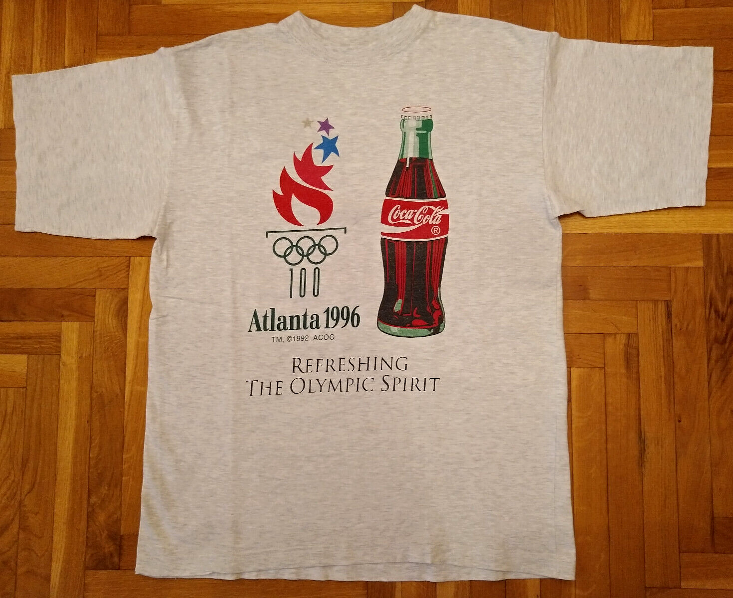 ATLANTA 1996 OLYMPIC GAMES VINTAGE T-SHIRT COCA-COLA | eBay