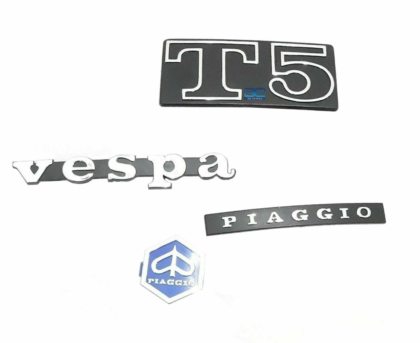 VESPA LML T5 HORN CASTING LEGSHIELD COWL BADGE KIT  