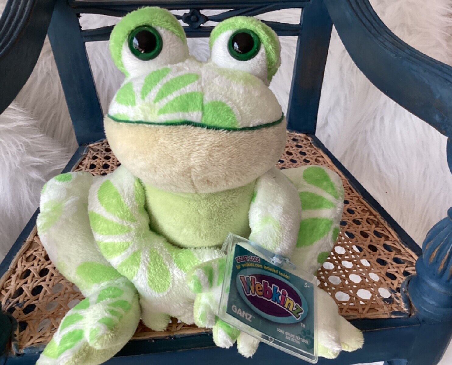 WEBKINZ FLOWER FROG 🐸 HM703 -NEW WITH SEALED CODE - HARD TO
